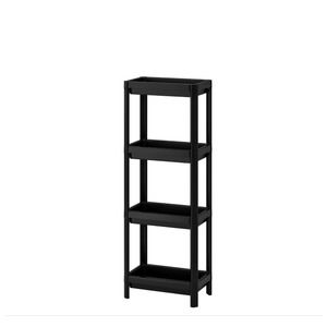 VESKEN Black Bathroom Storage Shelf Unit